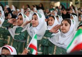 تجمع دو هزار نفری دانش آموزان زنجانی