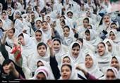 تجمع دو هزار نفری دانش آموزان زنجانی