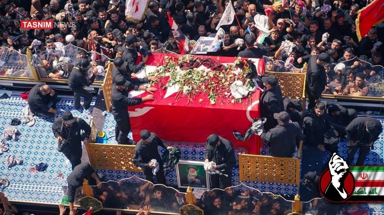 کشور عراق , تشییع آیتاللهالعظمی سید علی خامنهای , تشییع امام شهید , تشییع رهبر شهید , کربلا ,