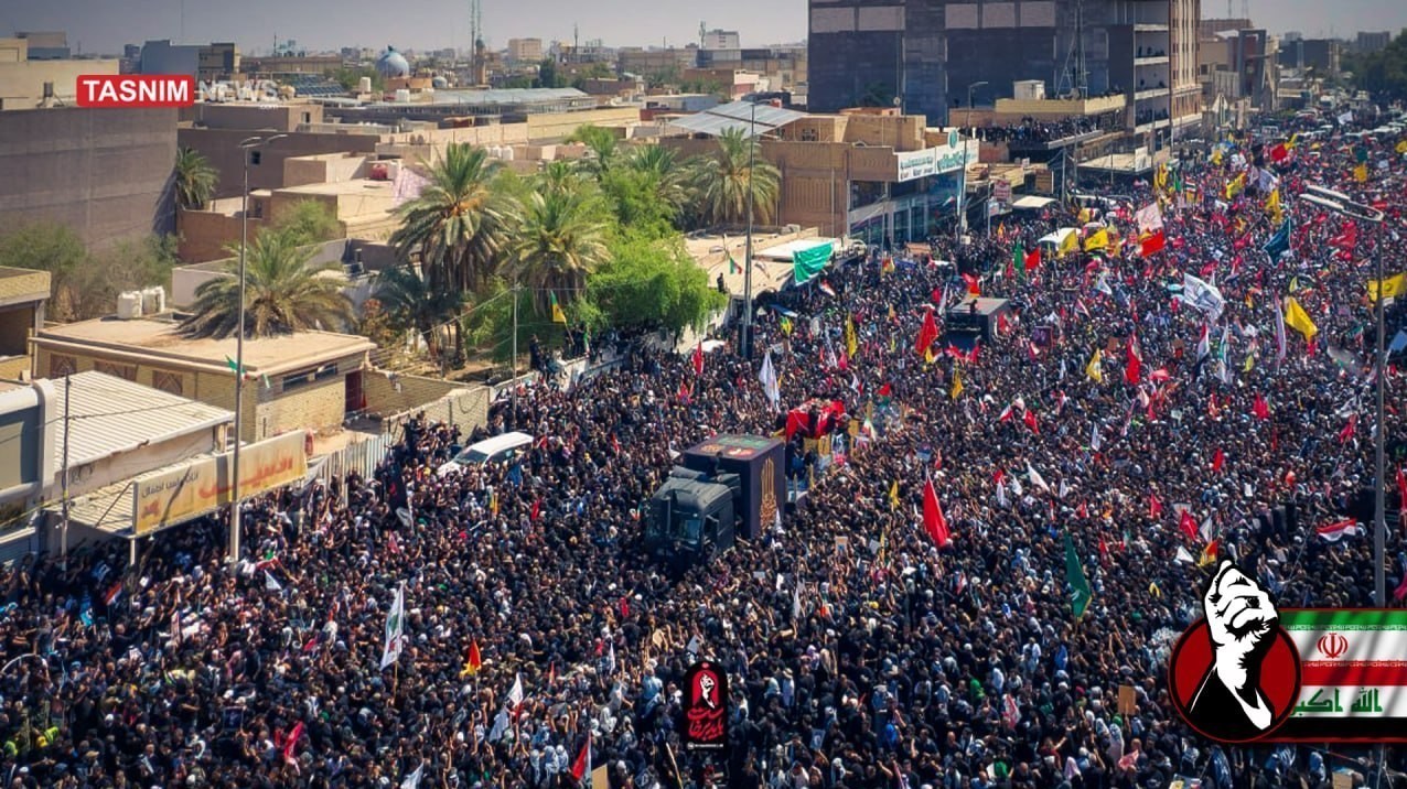 کشور عراق , تشییع آیتاللهالعظمی سید علی خامنهای , تشییع امام شهید , تشییع رهبر شهید , کربلا ,