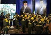 ادای احترام کارکنان دولت کرمان به امام شهید ایران
