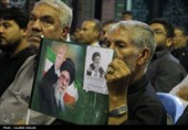 ادای احترام کارکنان دولت کرمان به امام شهید ایران
