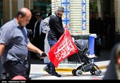 مشهد در آستانه تشییع پیکر رهبر شهید انقلاب