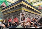 مشهد در آستانه تشییع پیکر رهبر شهید انقلاب