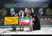 مشهد در آستانه تشییع پیکر رهبر شهید انقلاب
