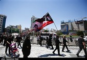 مشهد در آستانه تشییع پیکر رهبر شهید انقلاب