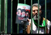 مشهد در آستانه تشییع پیکر رهبر شهید انقلاب