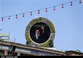 مشهد در آستانه تشییع پیکر رهبر شهید انقلاب