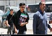 مشهد در آستانه تشییع پیکر رهبر شهید انقلاب