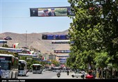 مشهد در آستانه تشییع پیکر رهبر شهید انقلاب