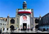 مشهد در آستانه تشییع پیکر رهبر شهید انقلاب