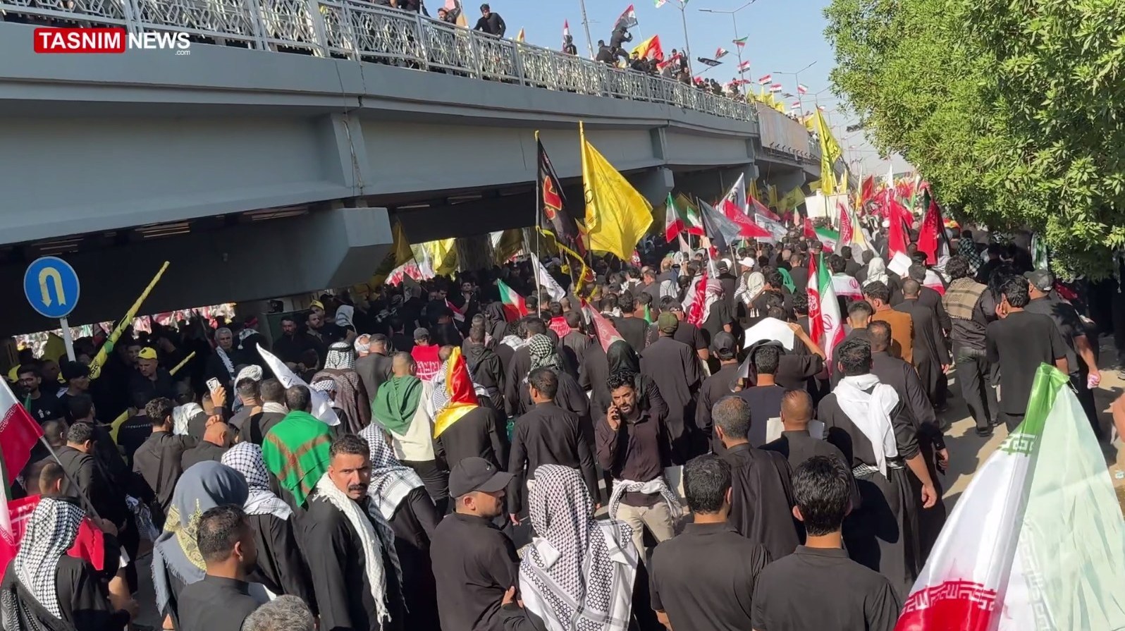 بدرقه آقای شهید ایران , تشییع رهبر شهید , تشییع امام شهید , تشییع آیت‌الله‌العظمی سید علی خامنه‌ای , شهر نجف اشرف , 