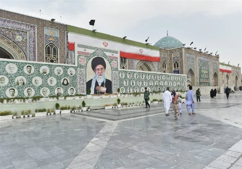 تشييع الامام الخامنئي , مشهد مقدس , مراسم وداع القائد الشهيد للثورة ,