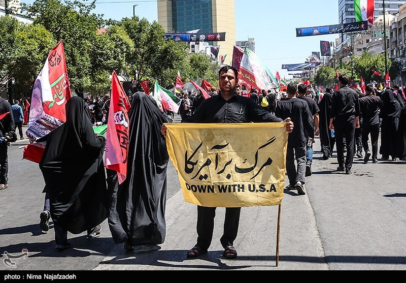  تشييع الامام الخامنئي ,  مراسم وداع القائد الشهيد للثورة , مشهد المقدسة , 
