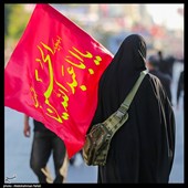 پیش از آغاز مراسم تشییع پیکر مطهر آقای شهید ایران - مشهد