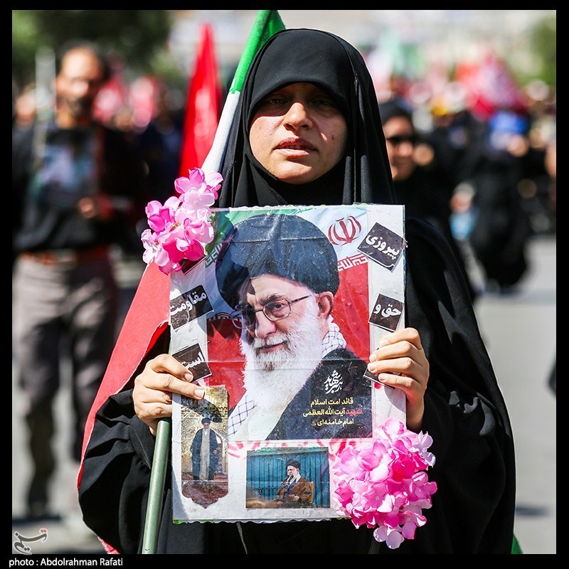  تشييع الامام الخامنئي ,  مراسم وداع القائد الشهيد للثورة , مشهد المقدسة , 