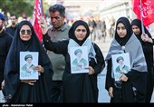 پیش از آغاز مراسم تشییع پیکر مطهر آقای شهید ایران - مشهد