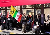 پیش از آغاز مراسم تشییع پیکر مطهر آقای شهید ایران - مشهد