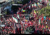 مراسم تشییع پیکر مطهر آقای شهید ایران - مشهد