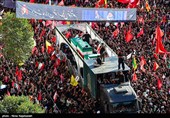 مراسم تشییع پیکر مطهر آقای شهید ایران - مشهد
