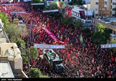 مراسم تشییع پیکر مطهر آقای شهید ایران - مشهد