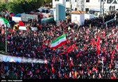 مراسم تشییع پیکر مطهر آقای شهید ایران - مشهد
