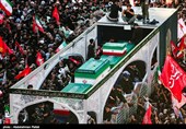 مراسم تشییع پیکر مطهر آقای شهید ایران در مشهد - 3