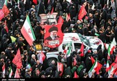 مراسم تشییع پیکر مطهر آقای شهید ایران در مشهد - 3
