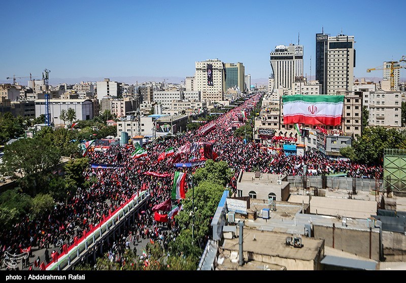 Mashhad Bids Farewell to Martyred Leader in Million-Strong Funeral Procession