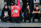 پیش از آغاز مراسم تشییع پیکر مطهر آقای شهید ایران - مشهد