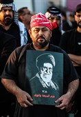 مشاهدُ الوفاء: العراقیون یودّعون القائدَ الشهید بقلوبٍ دامعة