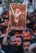 مشاهدُ الوفاء: العراقیون یودّعون القائدَ الشهید بقلوبٍ دامعة