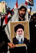 مشاهدُ الوفاء: العراقیون یودّعون القائدَ الشهید بقلوبٍ دامعة