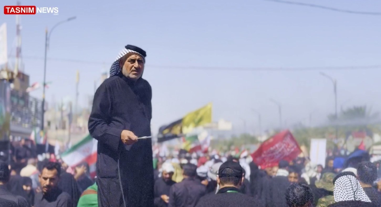 تشییع آیت‌الله‌العظمی سید علی خامنه‌ای , تشییع امام شهید , تشییع رهبر شهید , بدرقه آقای شهید ایران , آیت‌الله سید علی خامنه‌ای , شهید امام خامنه ای (ره) , شهر نجف اشرف , کشور عراق , 