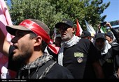 مراسم تشییع پیکر مطهر آقای شهید ایران در مشهد -5