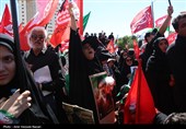 مراسم تشییع پیکر مطهر آقای شهید ایران در مشهد -5