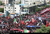 مراسم تشییع پیکر مطهر آقای شهید ایران در مشهد - 1