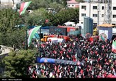 مراسم تشییع پیکر مطهر آقای شهید ایران در مشهد - 1