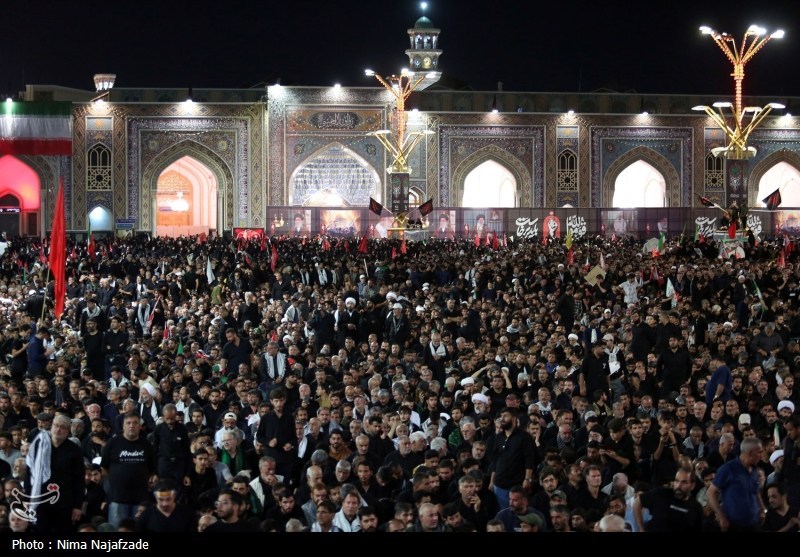 مراسم تشییع پیکر مطهر آقای شهید ایران در مشهد - 1