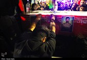مراسم وداع با پیکر شهید یوسف محمدی در زنجان