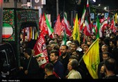 مراسم وداع با پیکر شهید یوسف محمدی در زنجان