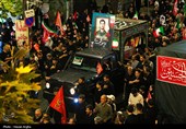 مراسم وداع با پیکر شهید یوسف محمدی در زنجان