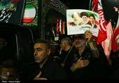 مراسم وداع با پیکر شهید یوسف محمدی در زنجان