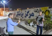 بازدید هیات رسانه ای خارجی از مناطق آسیب دیده حملات موشکی در لامرد- فارس