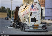 بازدید هیات رسانه ای خارجی از مناطق آسیب دیده حملات موشکی در لامرد- فارس