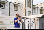 بازدید هیات رسانه ای خارجی از مناطق آسیب دیده حملات موشکی در لامرد- فارس