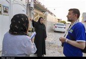 بازدید هیات رسانه ای خارجی از مناطق آسیب دیده حملات موشکی در لامرد- فارس