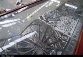 بازدید هیات رسانه ای خارجی از مناطق آسیب دیده حملات موشکی در لامرد- فارس