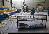 بازدید هیات رسانه ای خارجی از مناطق آسیب دیده حملات موشکی در لامرد- فارس