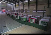 بازدید هیات رسانه ای خارجی از مناطق آسیب دیده حملات موشکی در لامرد- فارس